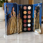 Colorina Pro-Artist Enchanted Palette – 10-Shade Luxury Book Eyeshadow Palette (Gold & Ice Edition)