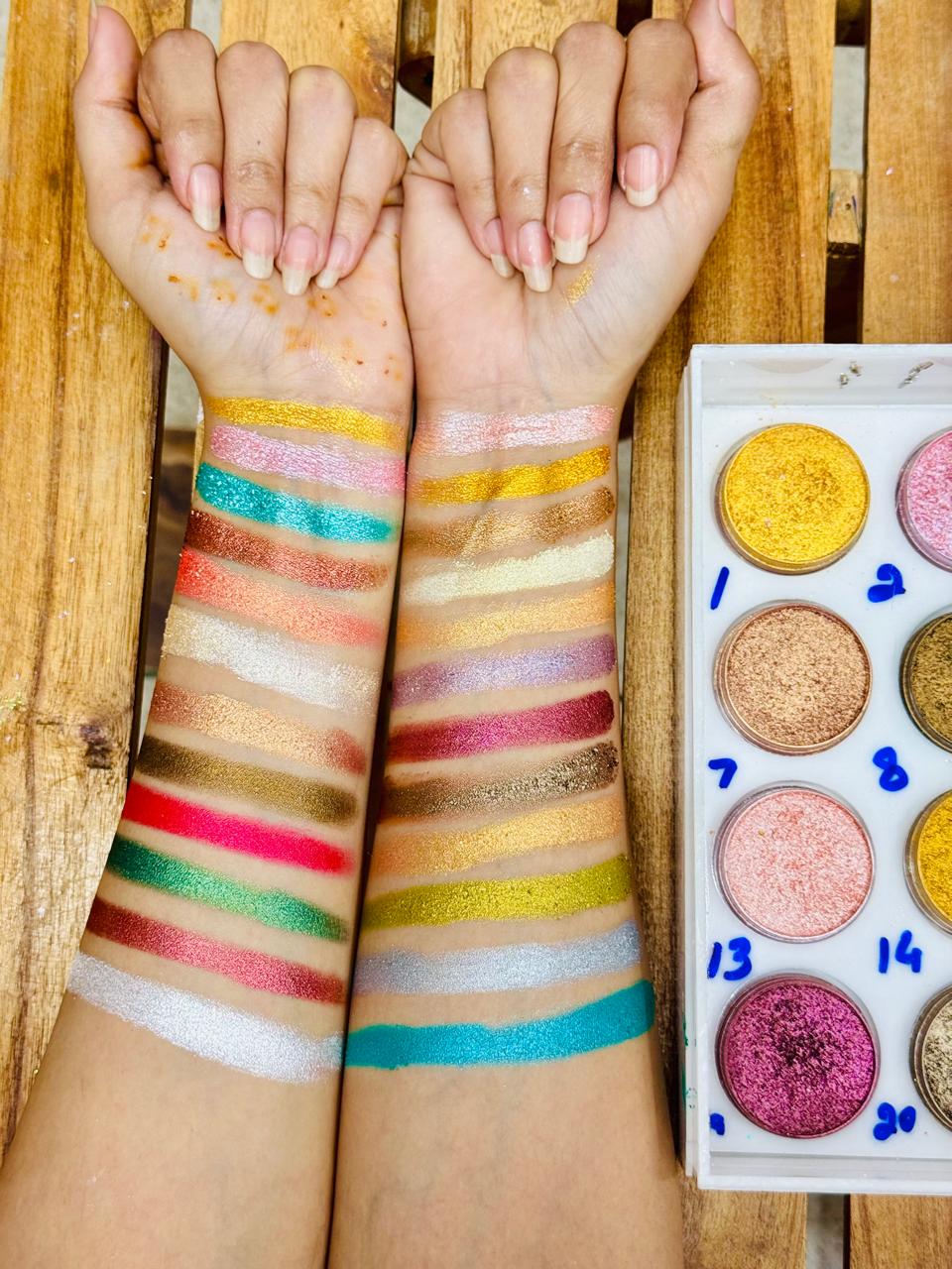 Meeru Soft Creamy Eye Shadow (Set of 24pcs)