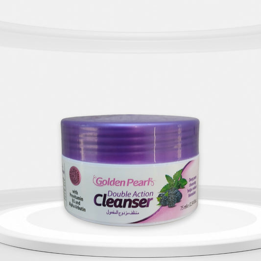 Golden pearl double action cleanser