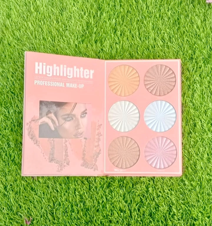STEBS 4in1 Makeup Book palette (Blusher,Highlighter,Contour)