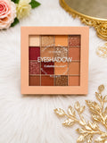 Colorina Pro-Artist 16-Color Eyeshadow Palette – Rose Gold Bridal & Glam Edition