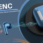 Wireless Earbuds with ENC Noise Cancellation & Bluetooth 5.3 – True Wireless TWS Earphones