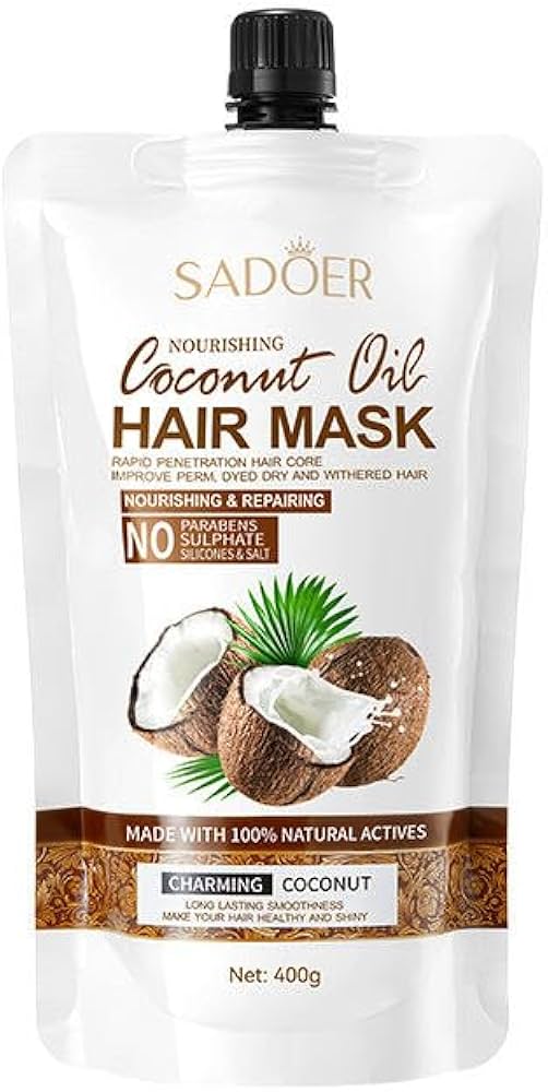 Sadoer Nourishing Coconut Oil Hair Mask – Repair, Smooth & Shine | 400g