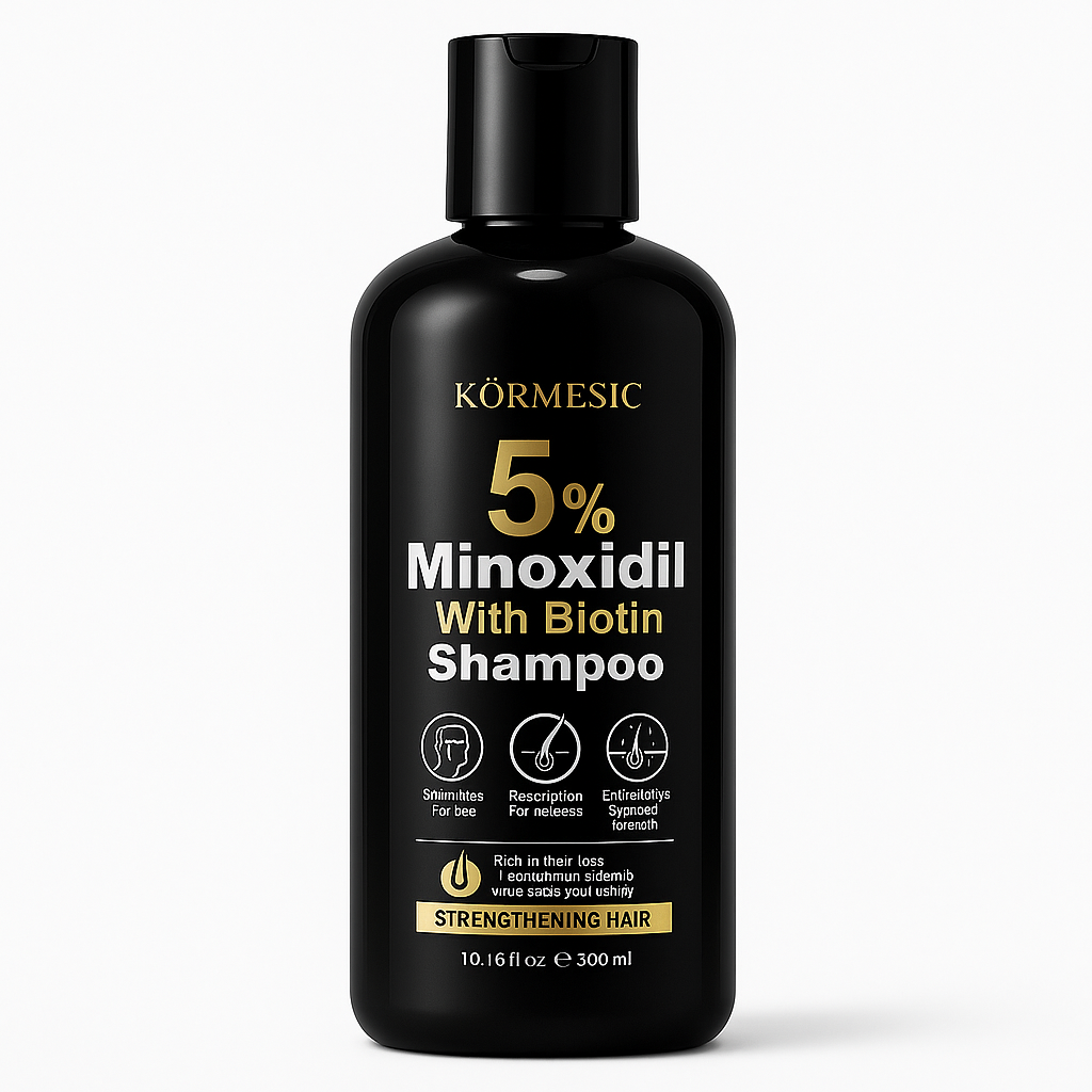 Körmesic 5% Minoxidil Shampoo with Biotin & Korean Ginseng Extract – 300ml