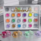 Meeru 3D Glitter Powder Set – 24 Pots