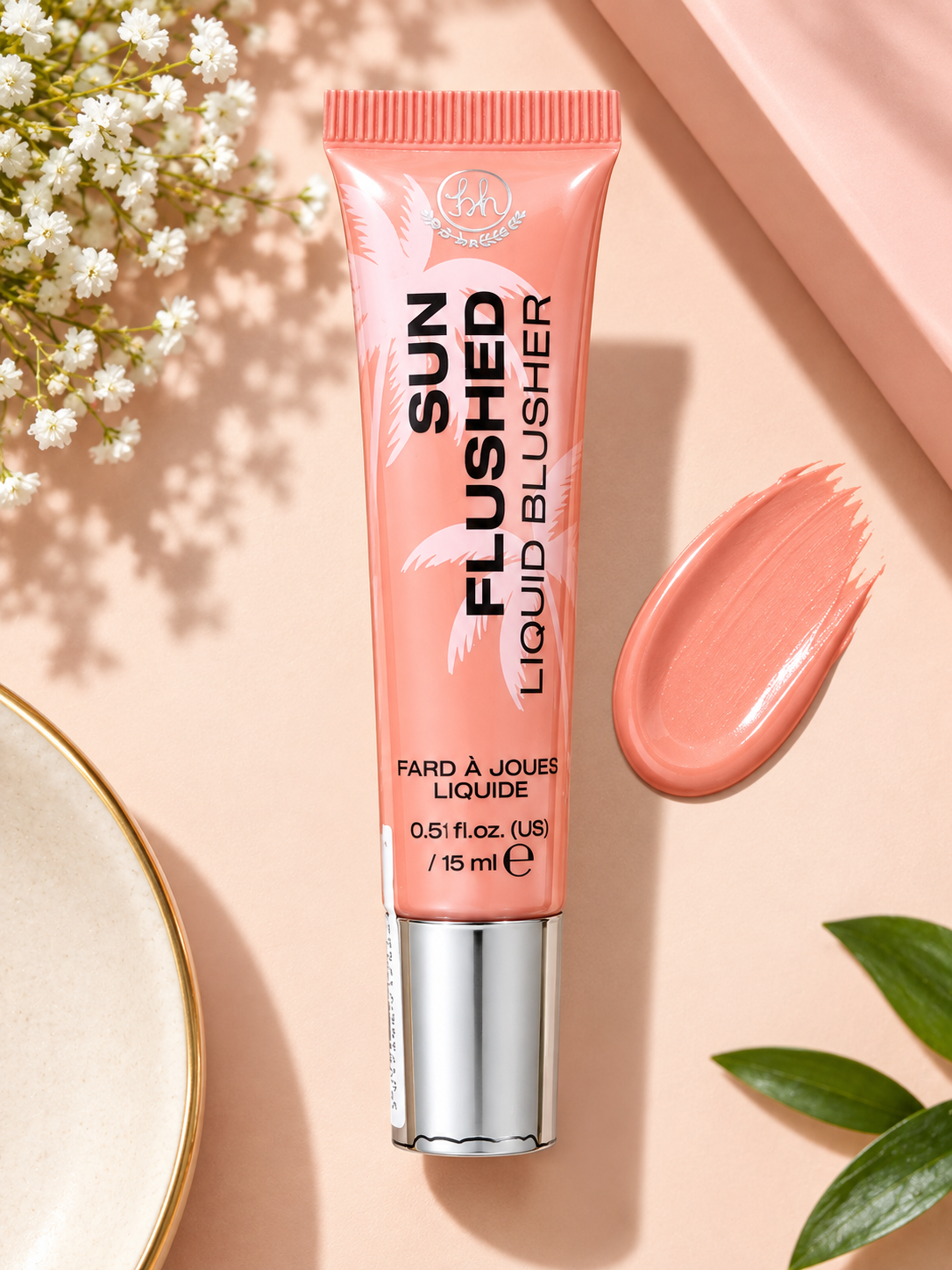 bh Cosmetics Sun Flushed Liquid Blusher (set of 4)