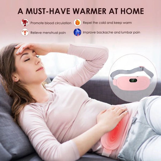 Menstrual Heat Therapy Belt – Wireless Period Pain Relief Massager