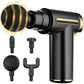 Professional Percussion Massage Gun with 4 Attachments – Deep Tissue Muscle Relaxer