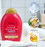 Disaar Keratin & Chamomile Extract Anti-Breakage Shampoo – Cleanse & Repair 385ml
