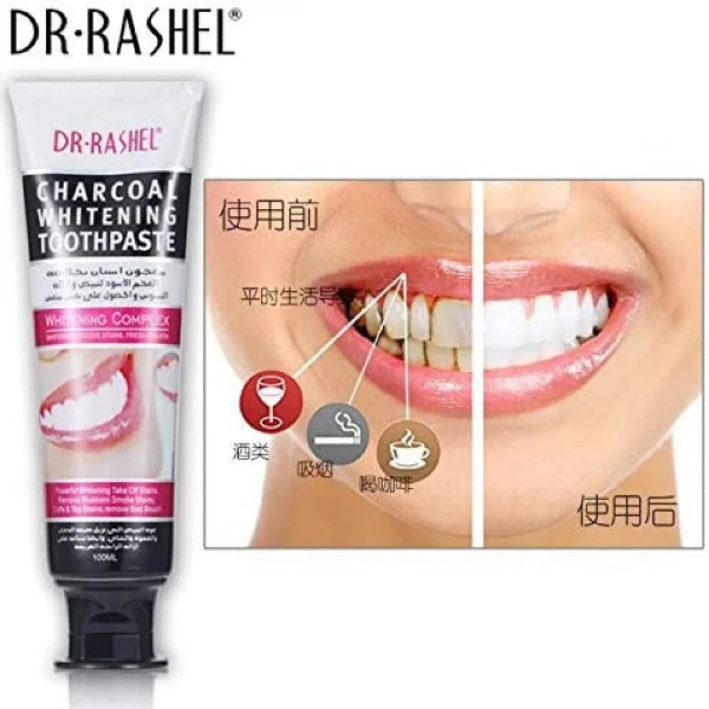 Dr. Rashel Charcoal Whitening Toothpaste 100ml