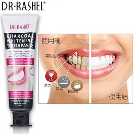 Dr. Rashel Charcoal Whitening Toothpaste 100ml