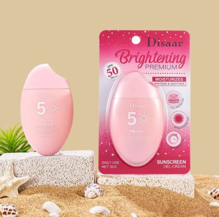 Disaar Brightening Premium Sunscreen Gel Cream SPF 50 PA+++ 50g
