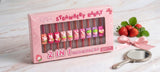 F&R Feel Real Strawberry Rabbit 2-in-1 Lip Makeup Set – 12 Shades