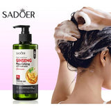 Sadoer Ginseng Nourishing Anti Hair Loss Shampoo – 98% Natural Herbal Extract | Strengthen & Thicken Hair