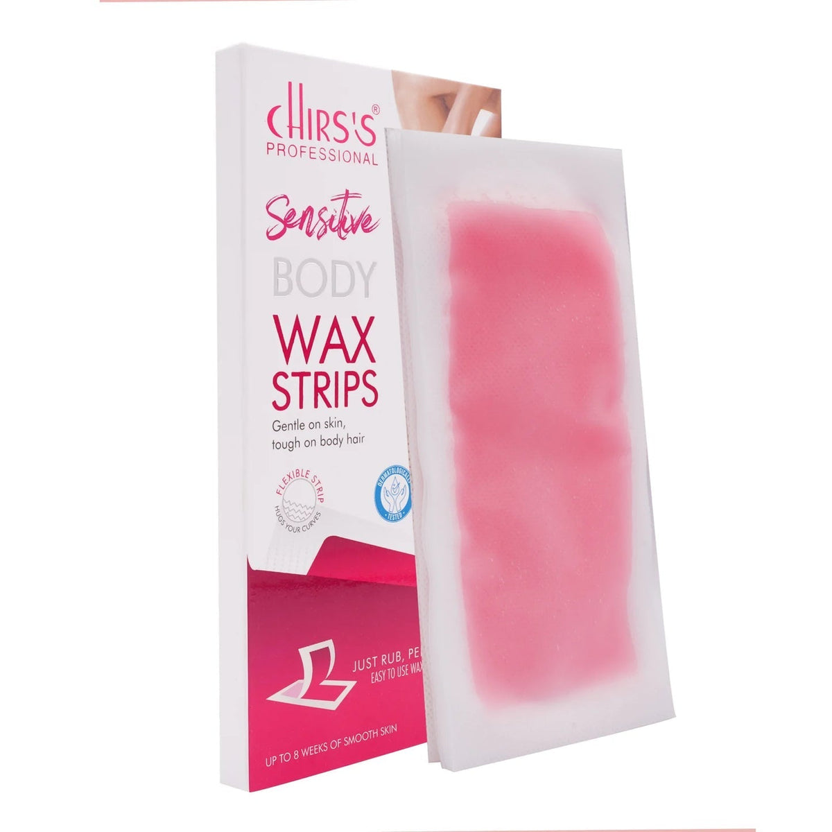 Chirs's Professional Sensitive Body Wax Strips – Gentle & Effective Hair Removal for Smooth Skin