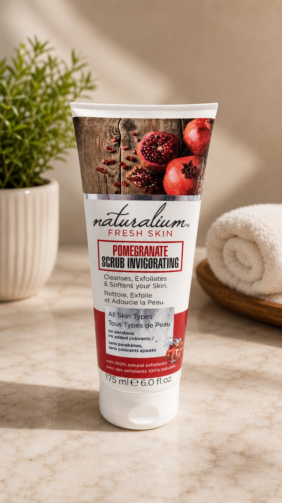 Naturalium Fresh Skin Scrub Invigorating 175ml