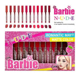 Romantic May Nude Matte Lip Gloss Set – 12 Nourishing Shades