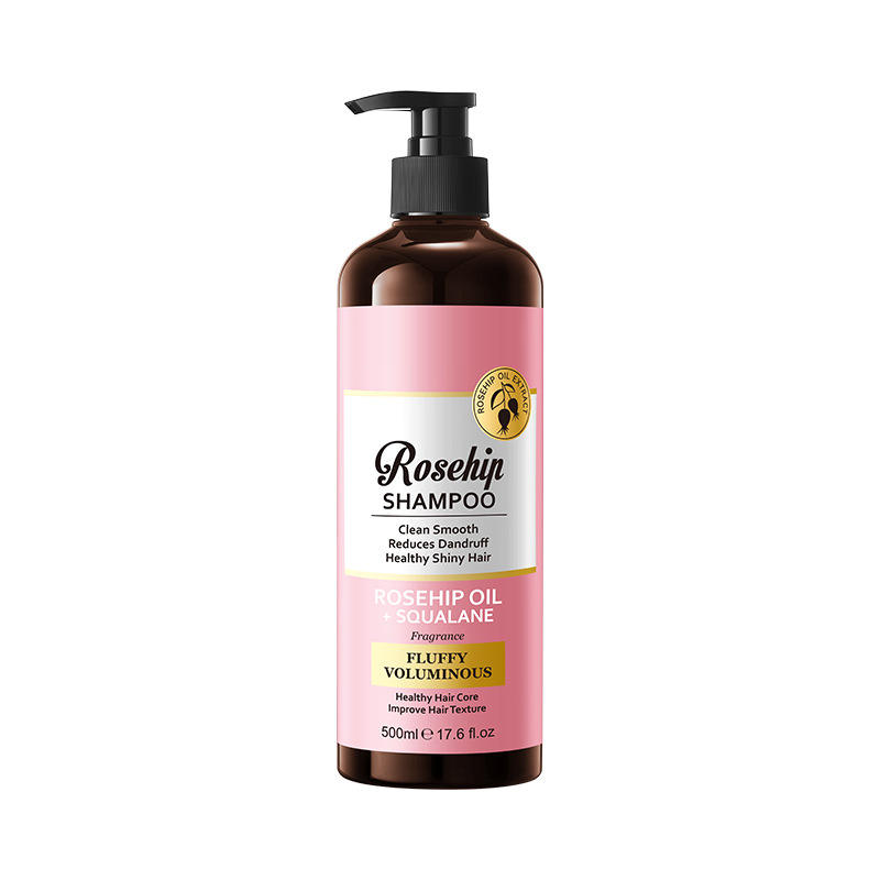 Sadoer Rosehip Shampoo with Squalane 500ml – Fluffy, Voluminous & Healthy Shiny Hair