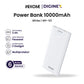 WEKOME Power Bank 10000mAh – Fast Charging 2.4A | Dual Output | WP-101 (White)