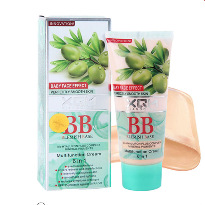 XQM  BB Cream Olive – Baby Face Effect Blemish Base Multifunction Cream 6 in 1