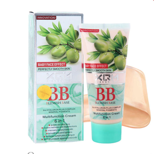XQM  BB Cream Olive – Baby Face Effect Blemish Base Multifunction Cream 6 in 1