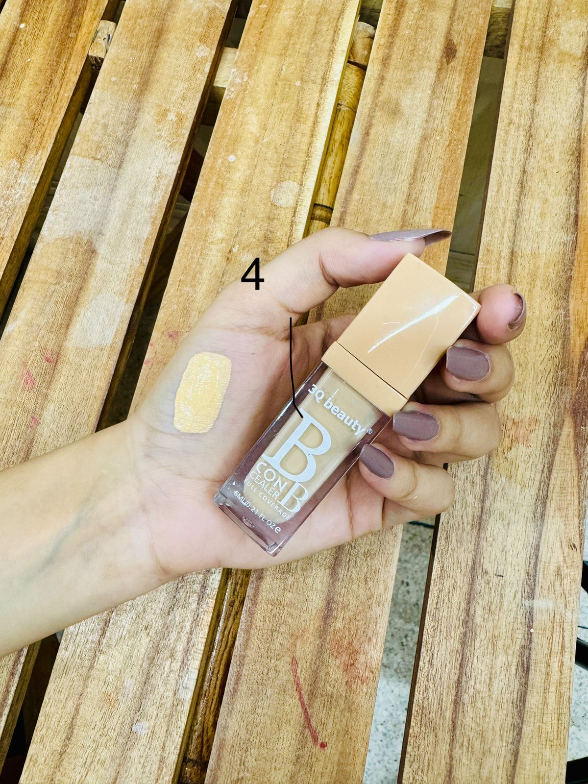 3Q Beauty B Con D Concealer – Full Coverage Liquid Concealer