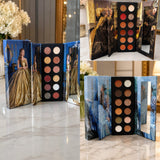 Colorina Pro-Artist Enchanted Palette – 10-Shade Luxury Book Eyeshadow Palette (Gold & Ice Edition)