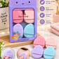 Top Beauty Mini Powder Puff Set – 4 Pcs (Assorted Colors)