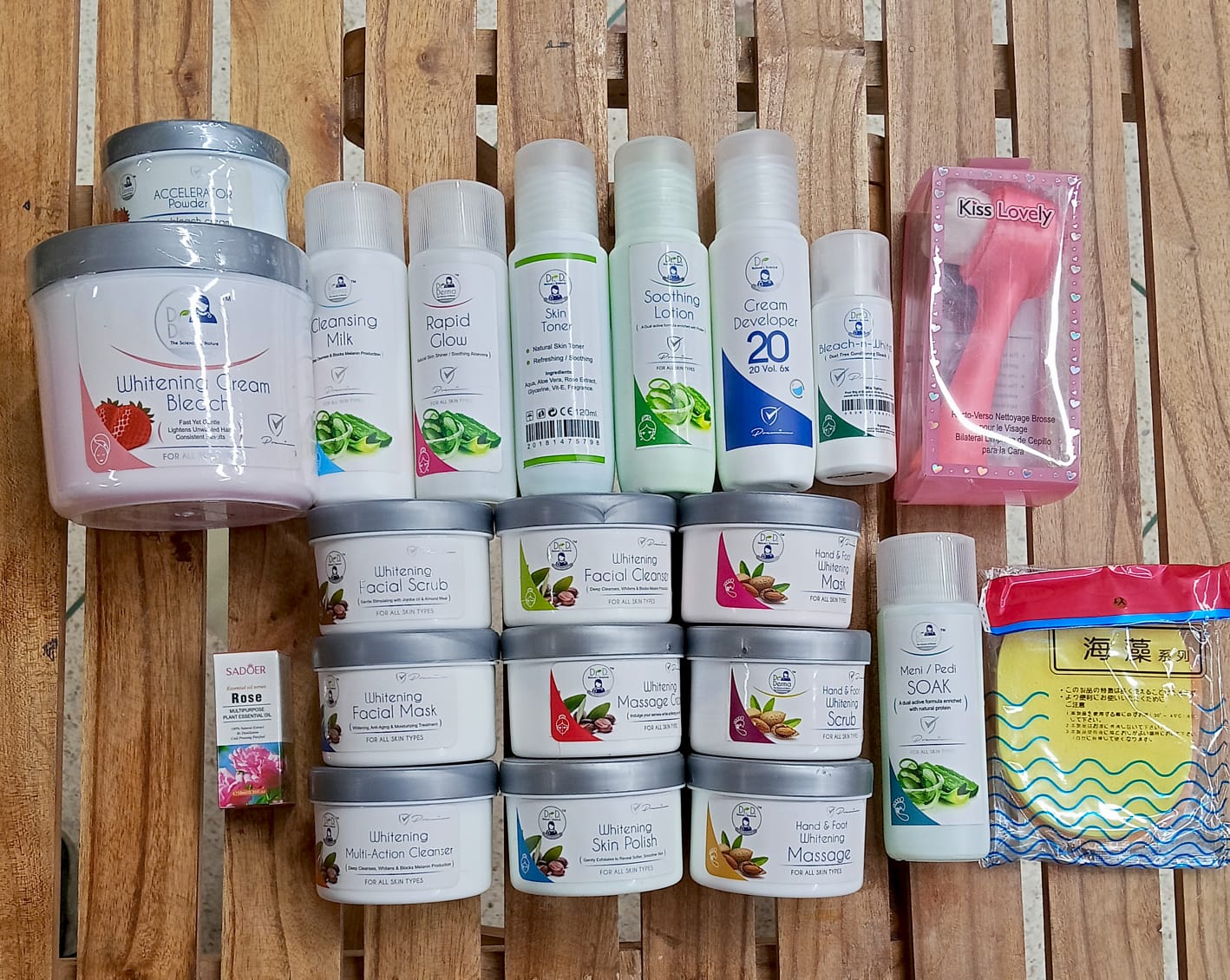 Dr. Derma Facial Skin Care Complete Series set of 18pcs