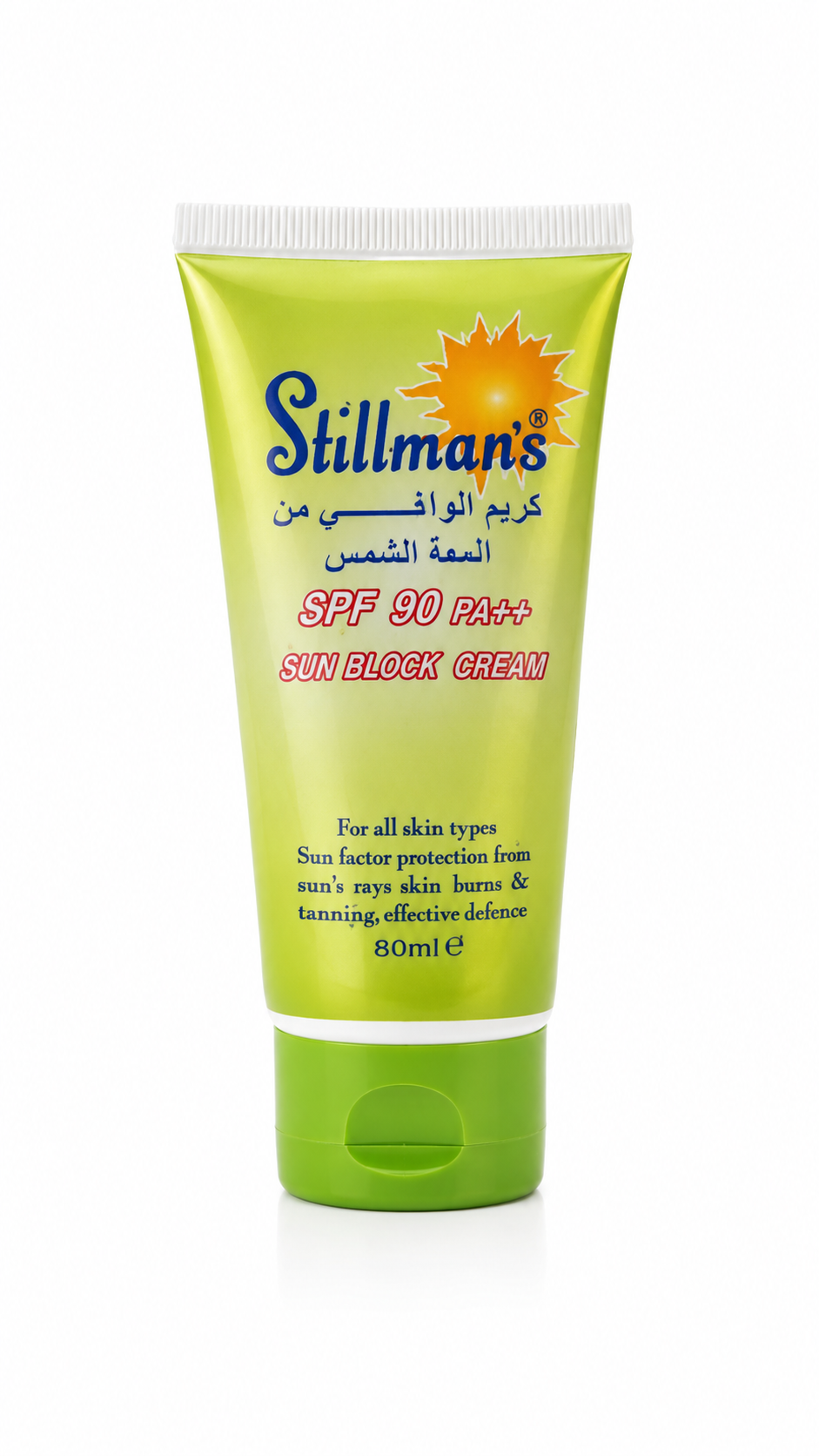 Stillman's SPF 90 PA++ Sun Block Cream 80ml – For All Skin Types