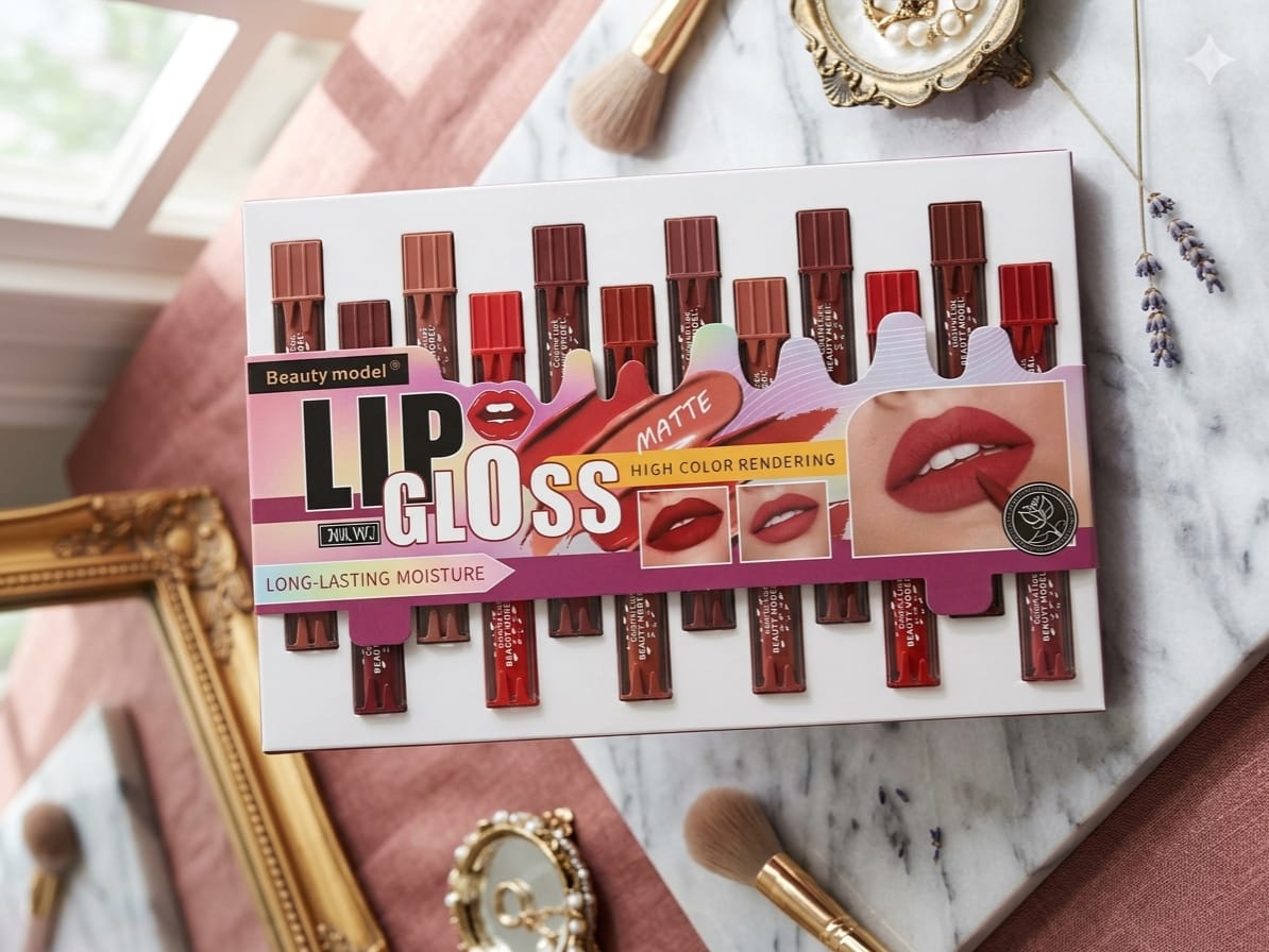 Beauty Model Matte Lip Gloss Set – 24 Shades