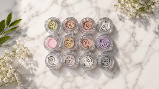 3D Shimmer Eyeshadow Pots –set of 12