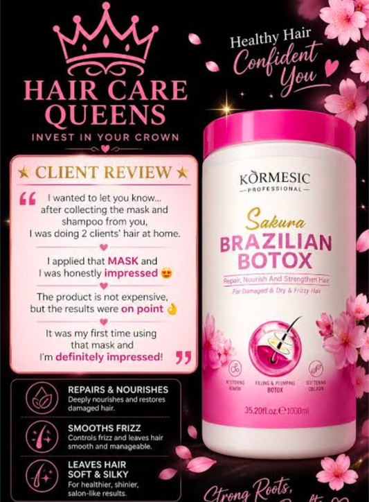 Kormesic Professional Sakura Brazilian Botox Hair Mask 1000ml