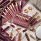 MSYAHO 12-Piece Long Lasting Waterproof Pure Matte Lip Gloss Set