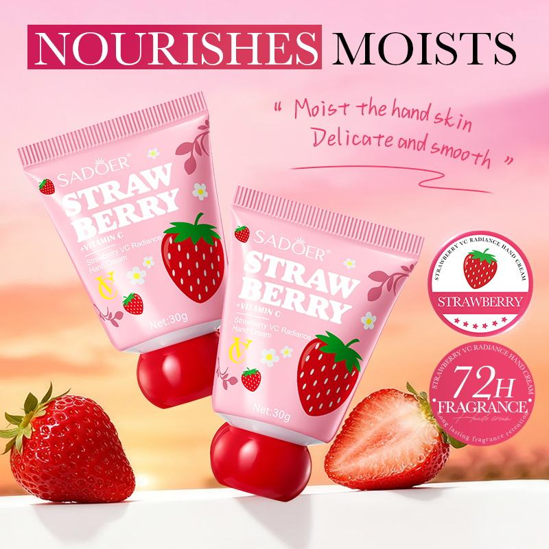 Sadoer Strawberry Vitamin C Radiance Hand Cream 30g