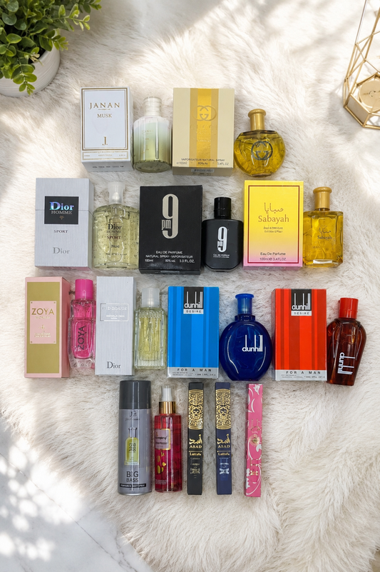 Premium Fragrance Collection Bundle | Men & Women Perfume Deal of 12 Perfume
