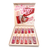 3Q Beauty Super Stay Matte Lip Gloss Set – 12 Shades