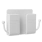 Wall-Mounted Phone Holder & Charging Organizer with Side Hooks