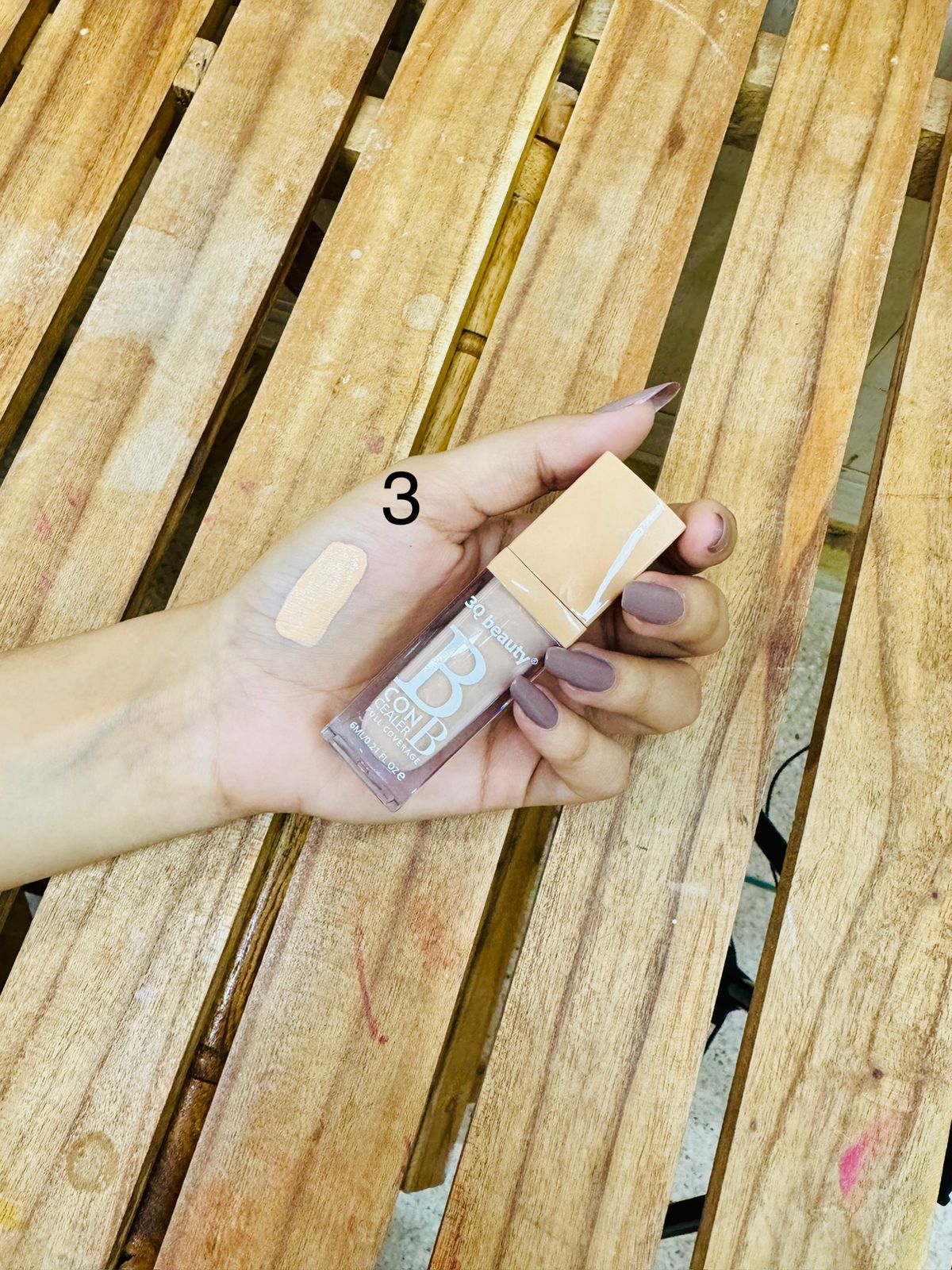 3Q Beauty B Con D Concealer – Full Coverage Liquid Concealer