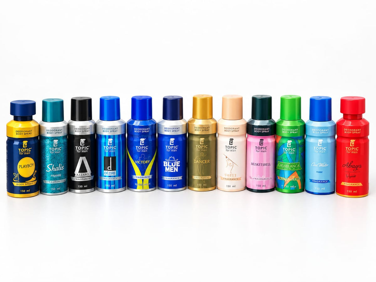 Topic Fragrance Deodorant Body Spray – 150ml