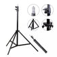 7-Fit Adjustable Tripod Stand with Mobile Phone Holder