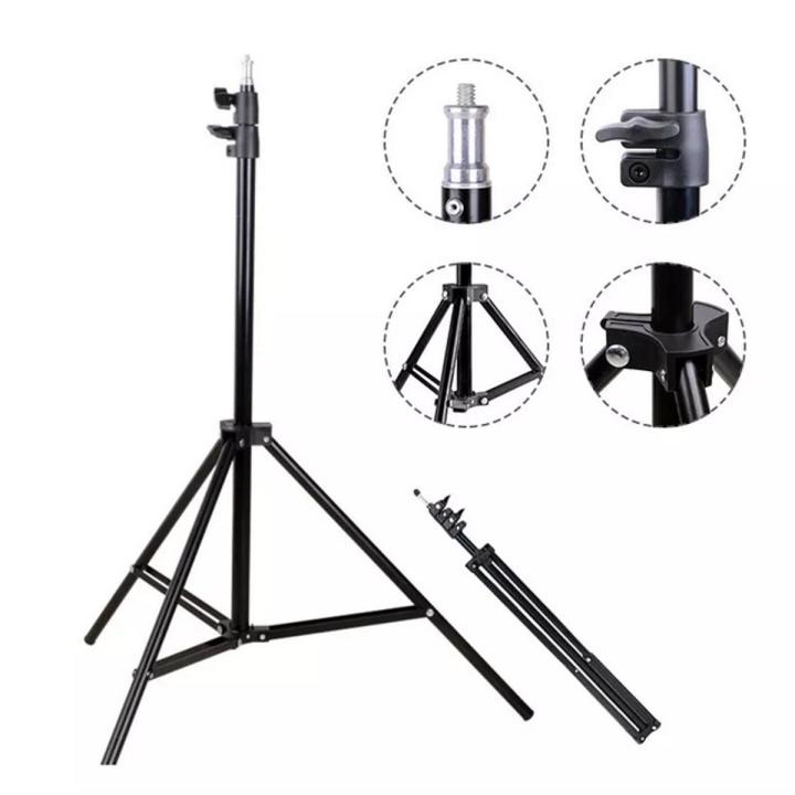 7-Fit Adjustable Tripod Stand with Mobile Phone Holder