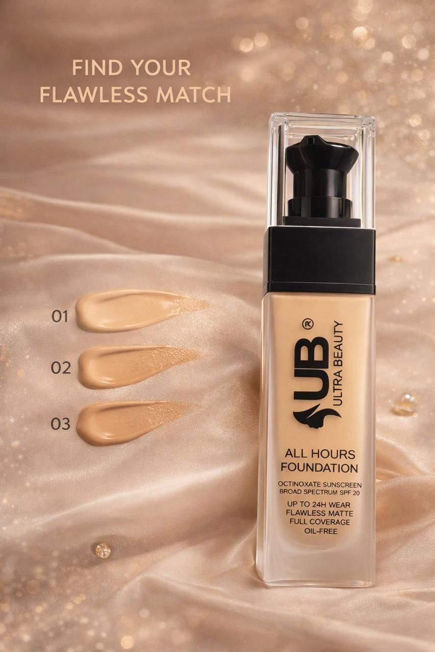 UB Ultra Beauty All Hours Foundation SPF20