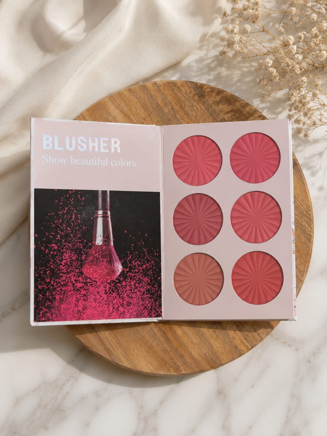4in1-Pan Blusher Palette – Show Beautiful Colors