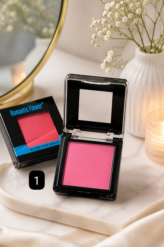 Romantic Flower Blush Blusher– Pigmented Powder Blush