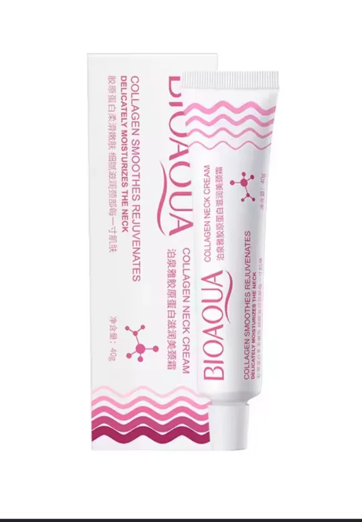 BIOAQUA Collagen Neck Cream – Anti-Wrinkle & Firming Neck Treatment (40g)
