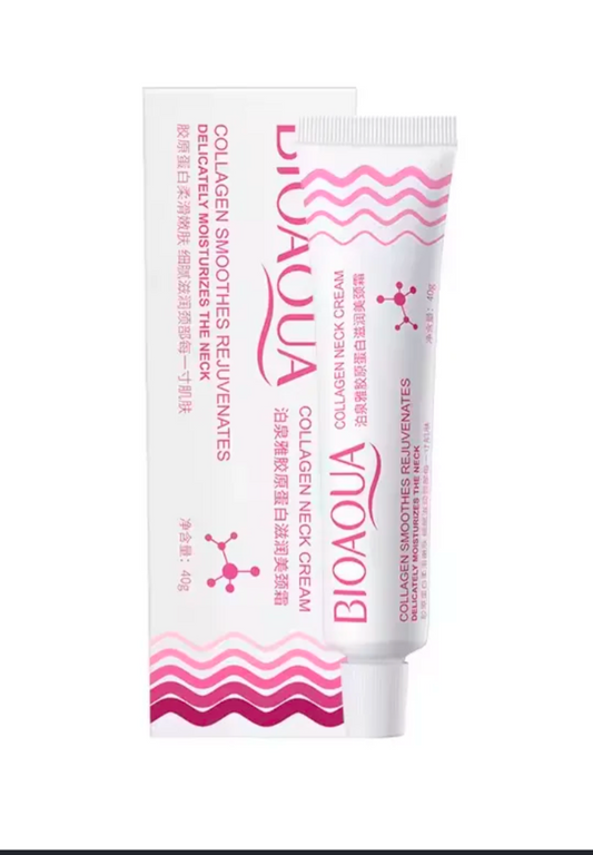 BIOAQUA Collagen Neck Cream – Anti-Wrinkle & Firming Neck Treatment (40g)