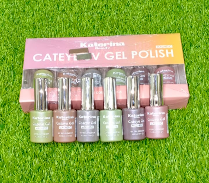 Katerina Beauty Cateye UV Gel Nail Polish – Set of 6