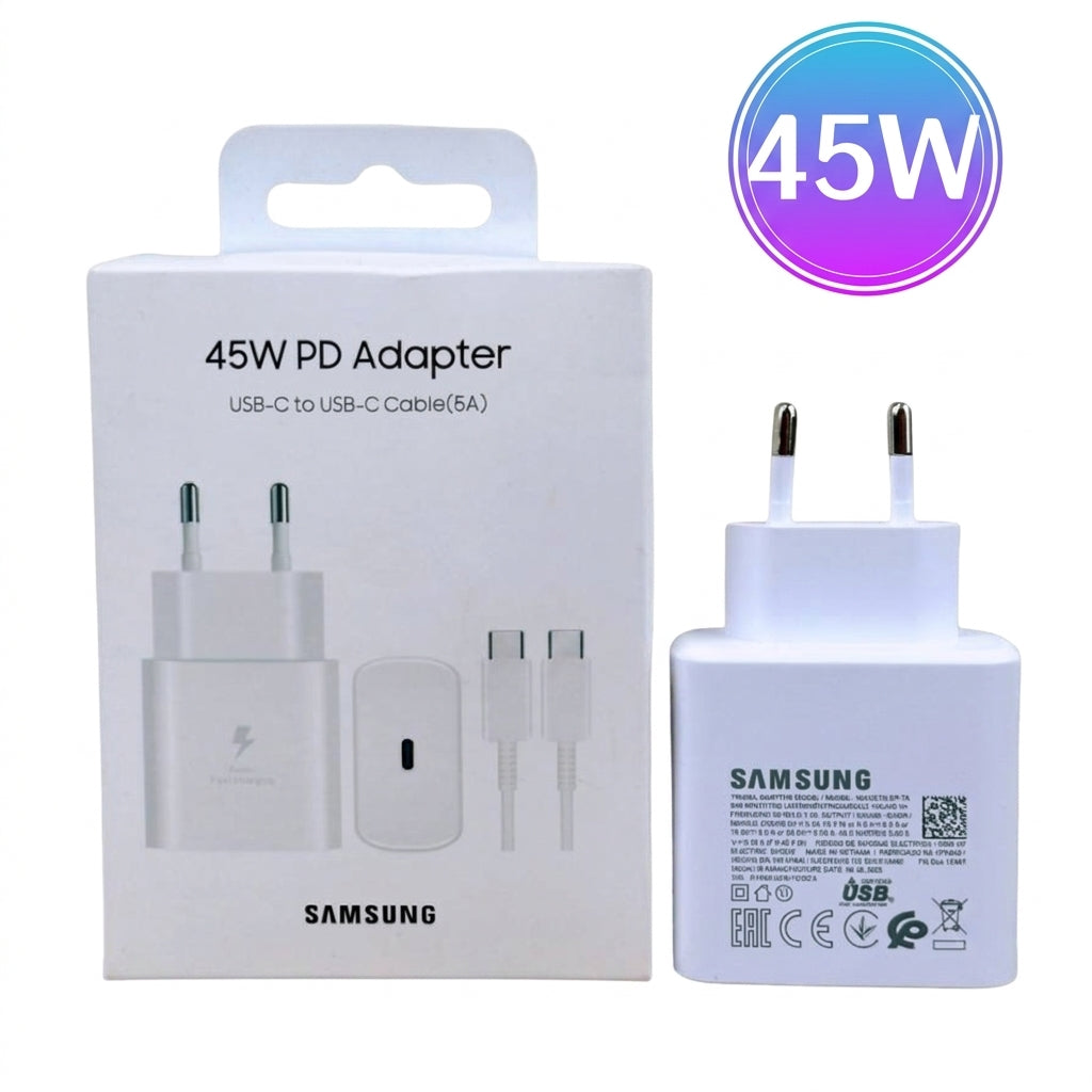 Samsung 45W PD Adapter USB-C Super Fast Charging Mobile Charger