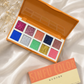 Sinfu Color 10-Pan Glitter Eyeshadow Palette – Vibrant Pearl Shimmer Eye Makeup